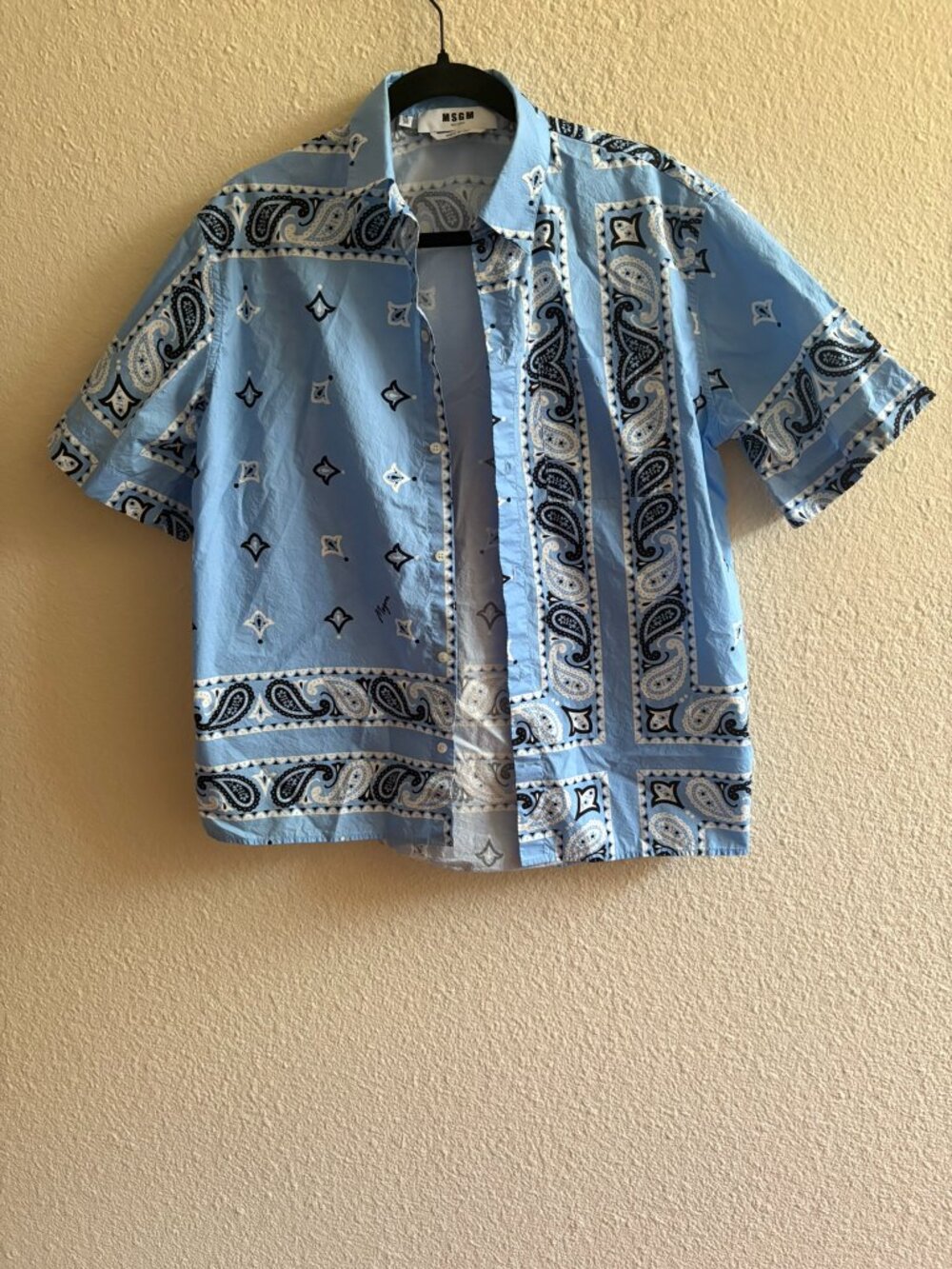 MSGM Paisley Button up